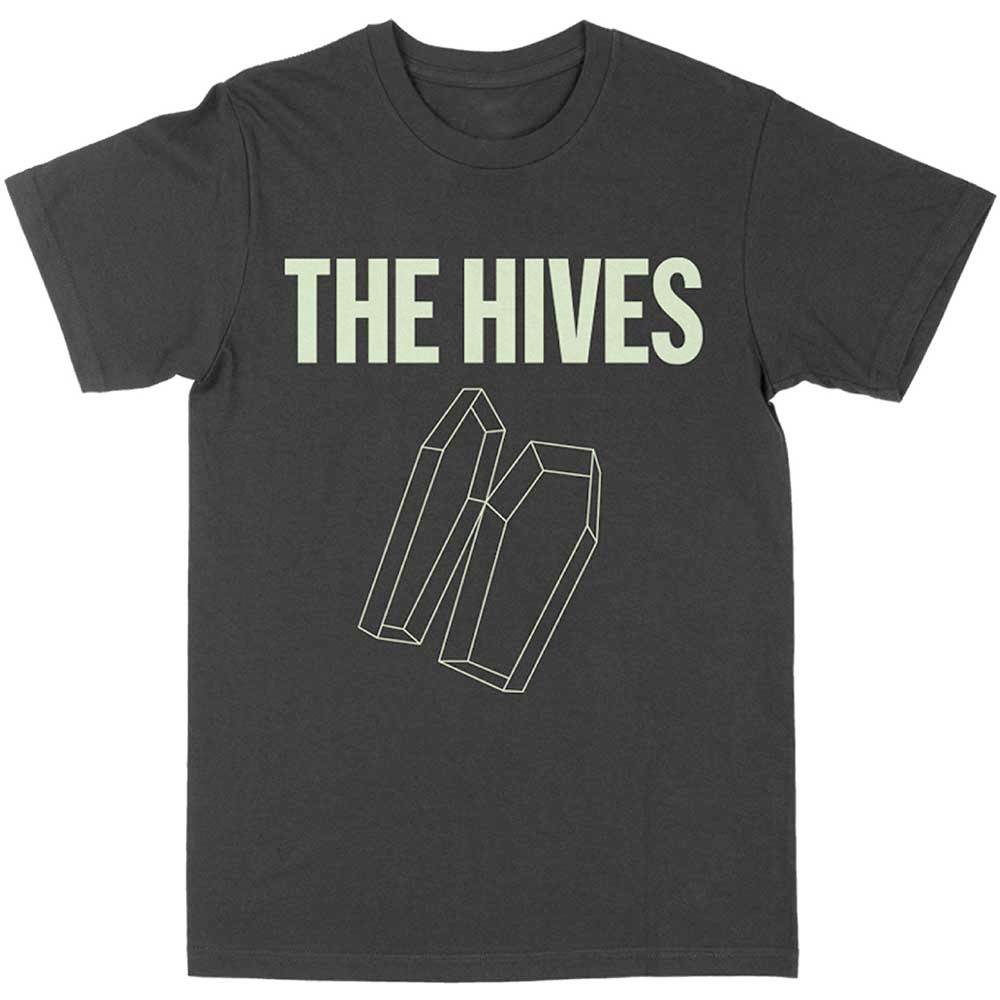 The Hives - GlowInTheDark Coffin Heren Tshirt - Zwart